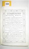 (MEXICO--1750.) Montufar, Juan José Mariano. Compendio mystico moral de flores eucharisticas.